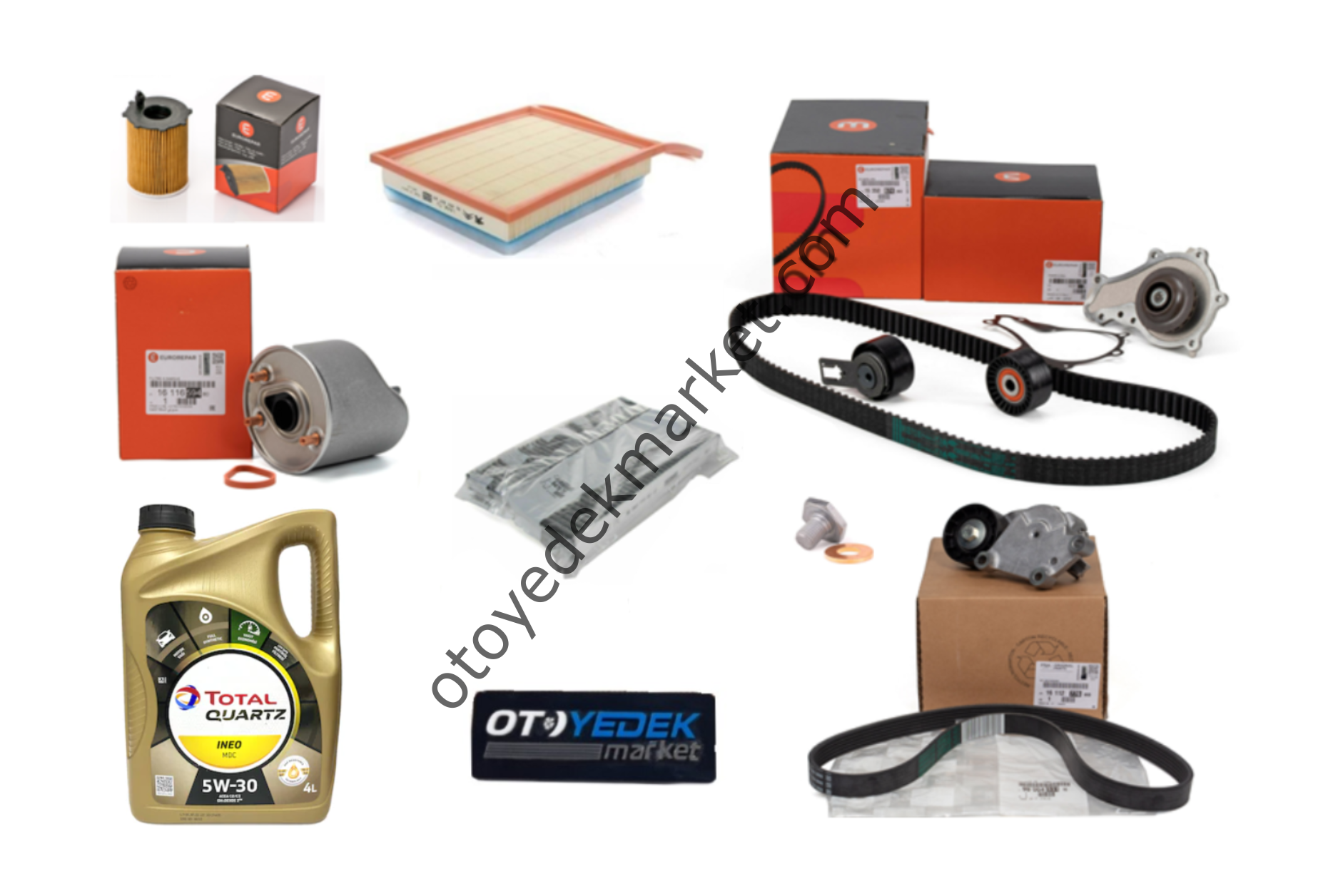 CİTROEN C5 (2011-2015) 1.6 HDİ EURO5 AĞIR BAKIM SETİ (EUROREPAR)