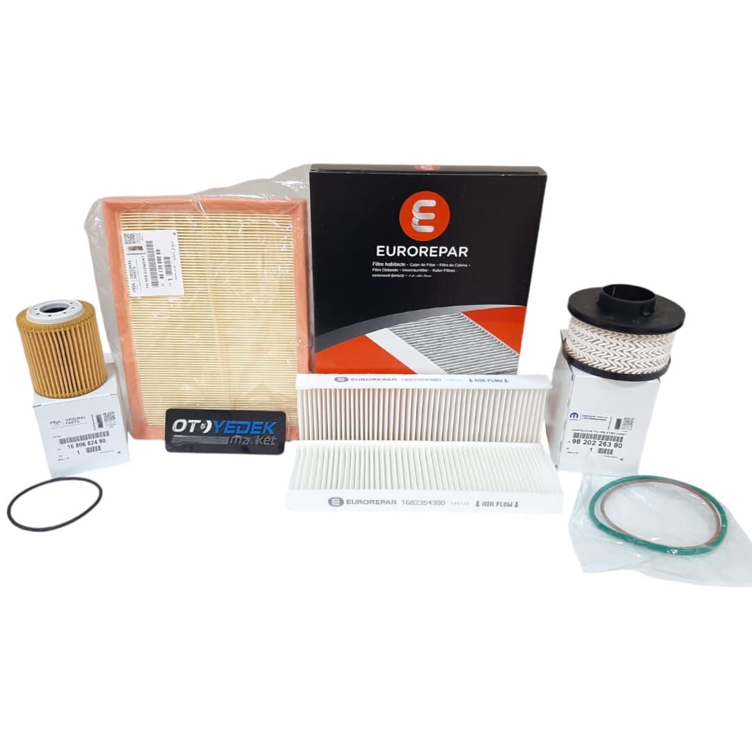 Citroen C-Elysee (2018-2022) 1.5 Blue Hdı Filtre Seti Yağsız (Orijinal)