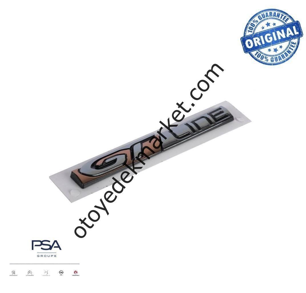 Peugeot 3008 (2016-2019) Sağ Ön Çamurluk Gt Line Yazısı (Orijinal)