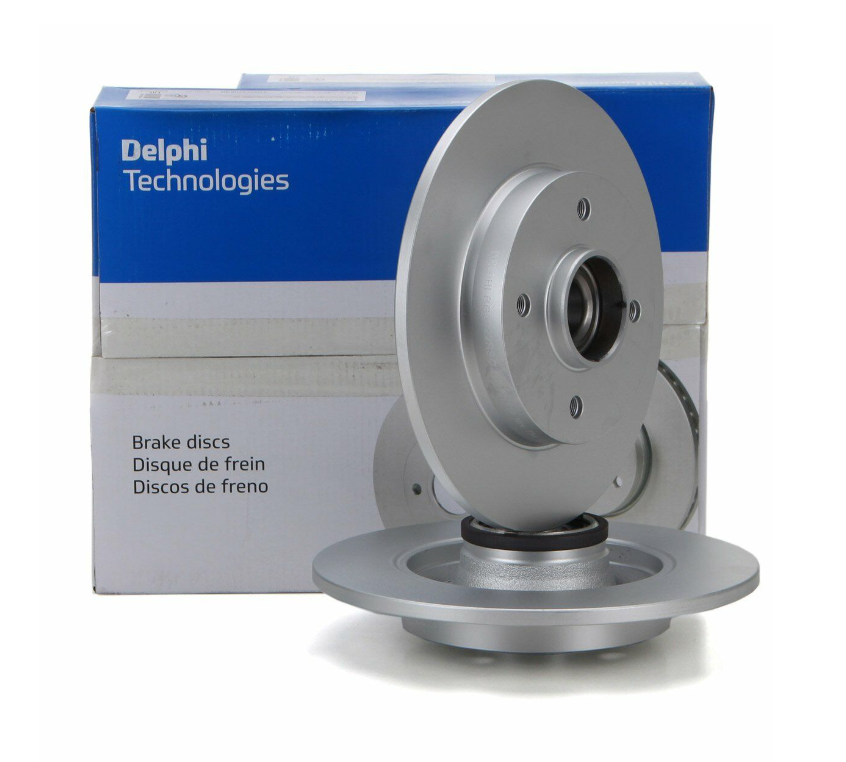 Peugeot 307 (2001-2008) Poryalı Rulmanlı Arka Fren Disk Takımı (Delphi)