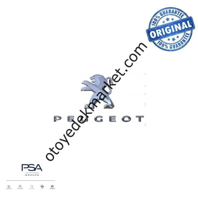 Peugeot 5008 (2020-2024) Bagaj Aslan Amblemi -  Krom (Orijinal)