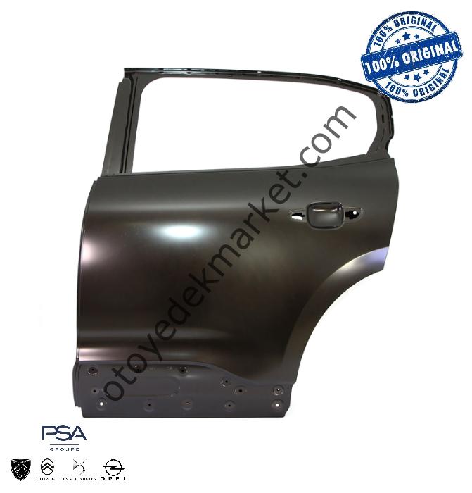 Citroen C5 Aircross (2019-2025) Sol Arka Kapı (Orijinal)