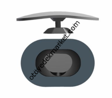 AYNA OPTİMUM OVAL-2 KÖR NOKTA 90×65mm