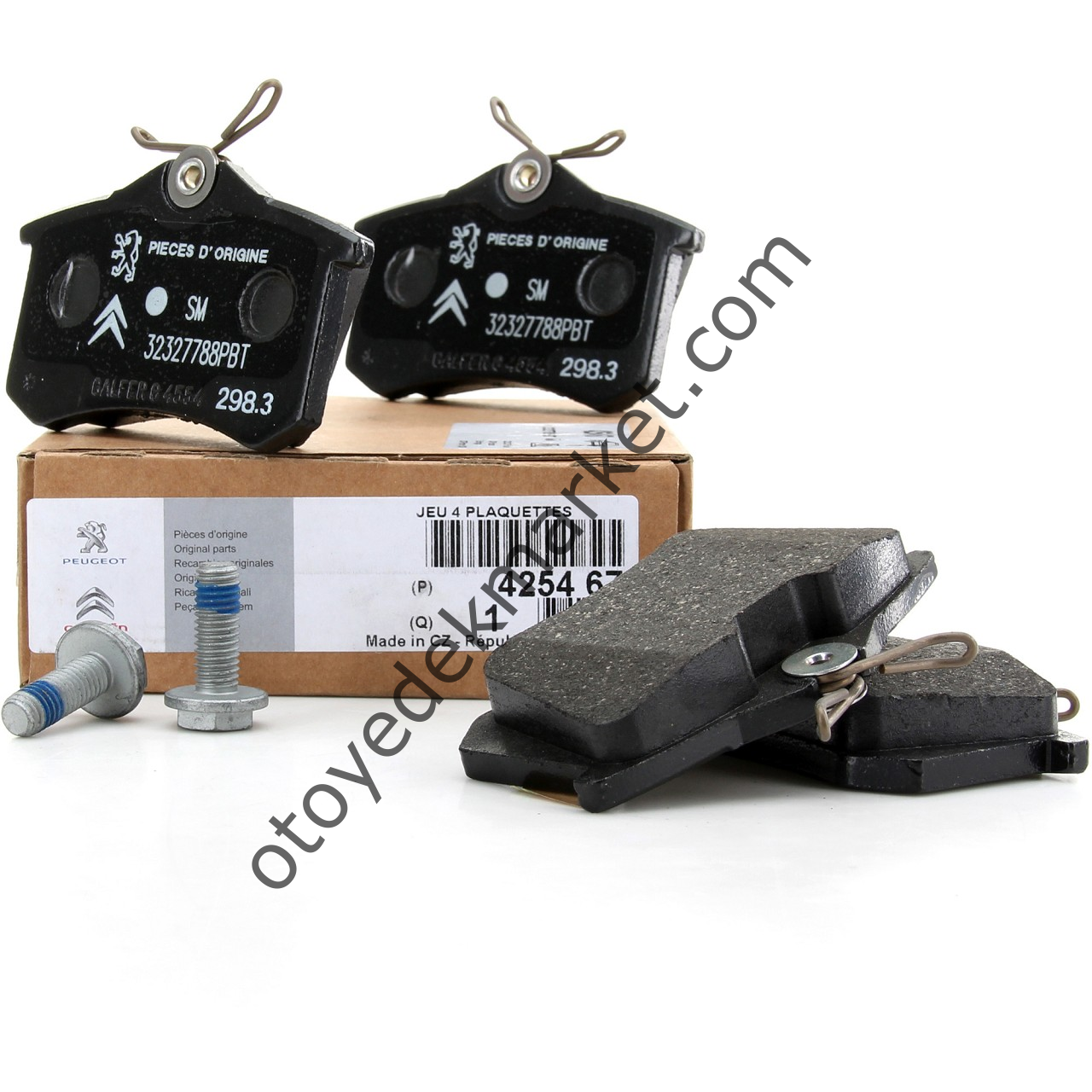 PEUGEOT 308 (2008-2013) ARKA FREN BALATASI (ORİJİNAL)