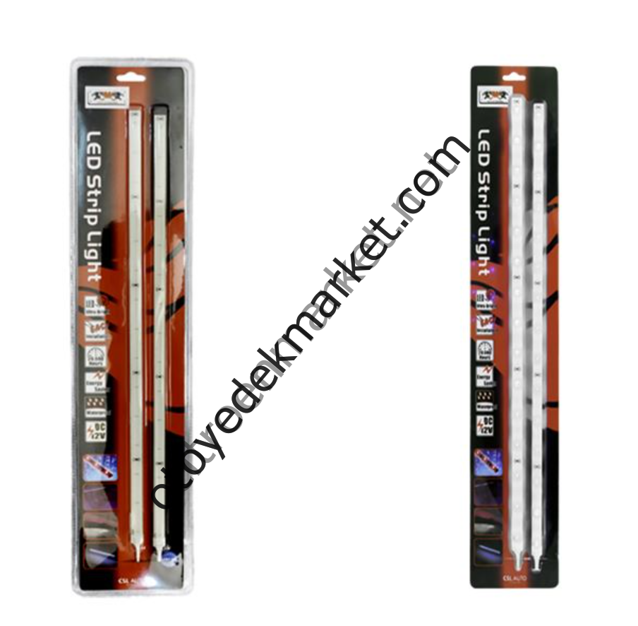 NEON IŞIK BANT 60CM 12V BEYAZ TRİM