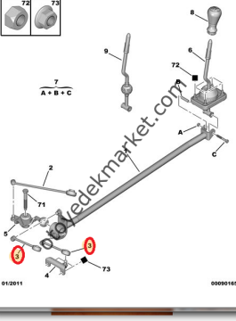 Peugeot 5008 (2012-2016) 1.6 Hdi Euro5 Alt Oksijen Sensörü (Orjinal)