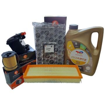 Citroen C4 (2004-2010) 1.6 Hdi Filtre Bakım Seti + 5w30 Yağ (Orijinal Eurorepar)