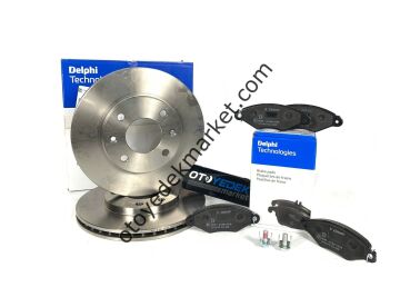 Citroen Xsara (1994-1999) Ön Fren Disk ve Balata Seti (Delphi)