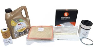 Peugeot 301 (2018-2023) 1.5 Blue Hdi Filtre Bakım Seti + 5w30 Htc Yağ (Orijinal)