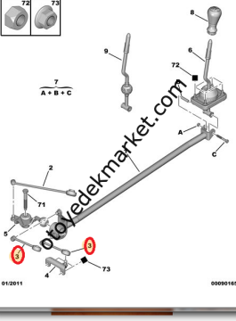 Citroen C3 Aircross (2017) 1.6 Hdi Euro5 Alt Oksijen Sensörü (Orjinal)