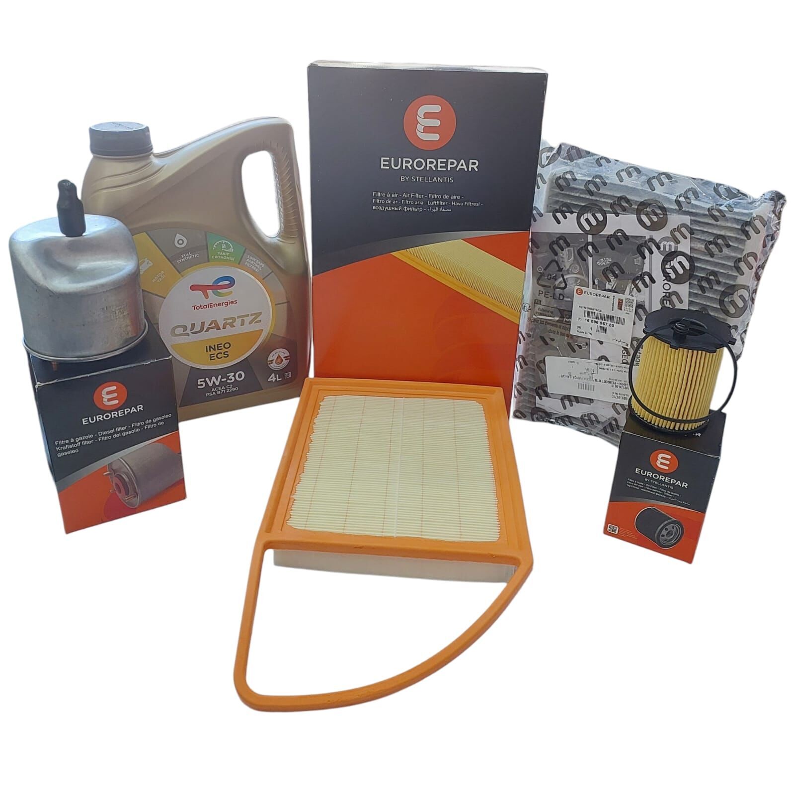 Peugeot 508 (2011-2015) 1,6 Dizel Filtre Seti  (Orijinal Eurorepar) Ve 5w30 Motor Yağ
