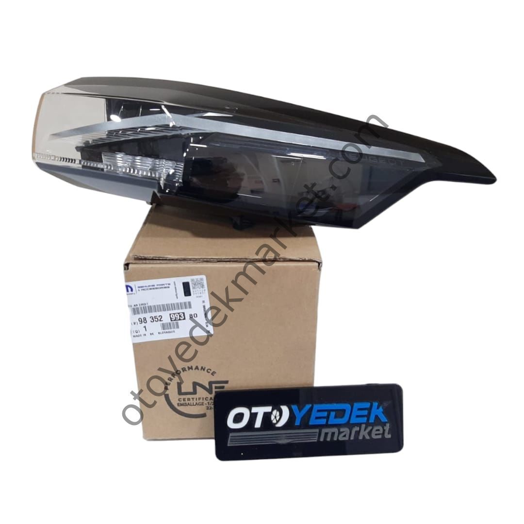 Peugeot 308 (2022-2024) Sağ Arka Dış Stop Lambası - Full Led (Orijinal)