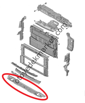 Peugeot 408 (2023-2025) Ön Panel Alt Sacı (Orijinal)