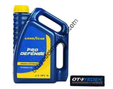 Goodyear Pro Defense Kırmızı Organik Antifriz -56° 3 Litre