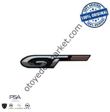 Peugeot 508 (2019-2023) Arka Çamurluk ''GT'' Yazısı (Orijinal)