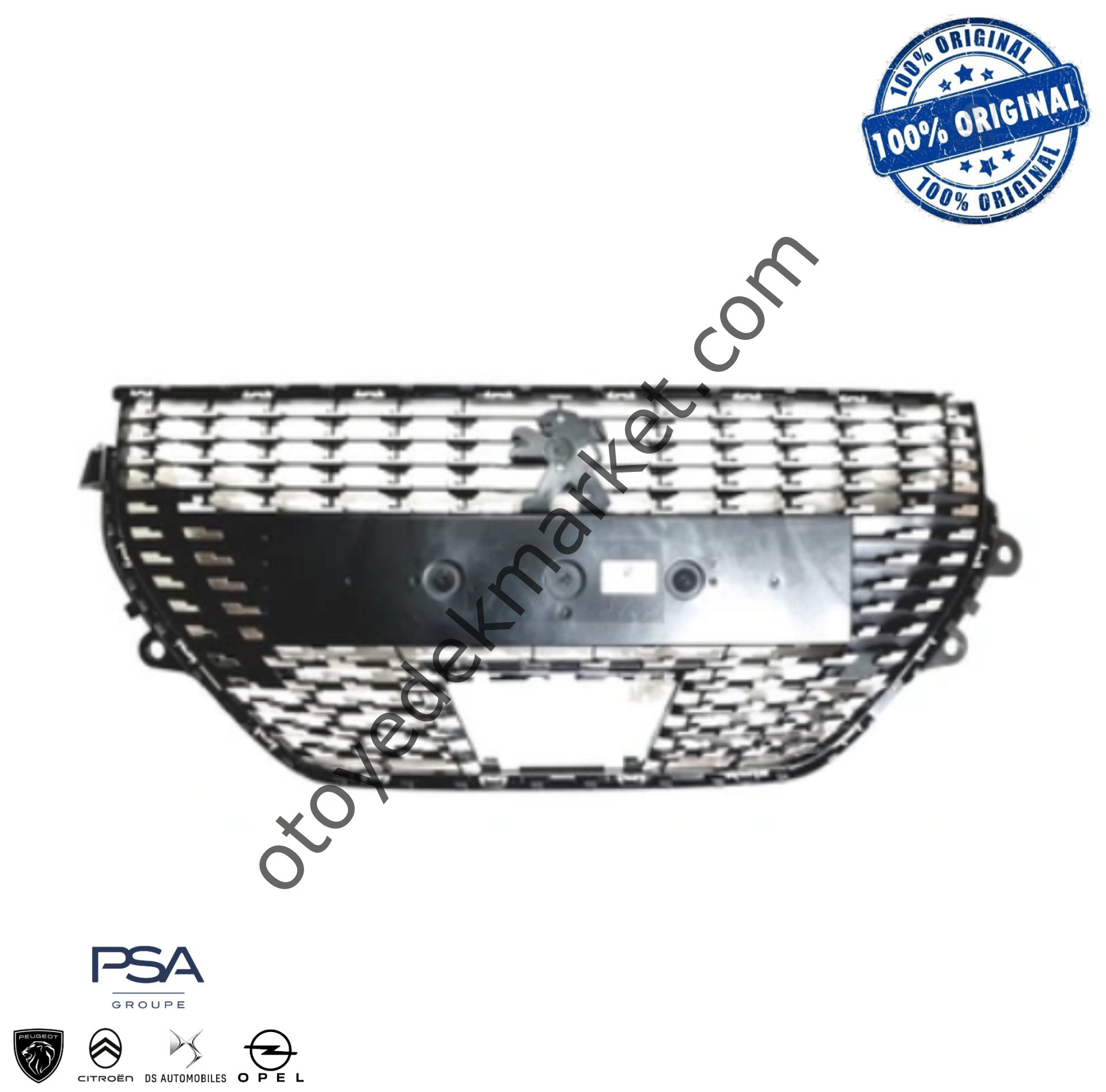 Peugeot 208 (2020-2023) Ön Tampon Izgarası (Orijinal)