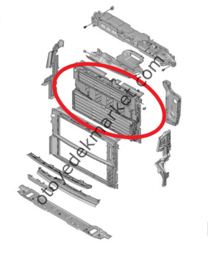 Peugeot 408 (2023-2025) Ön Panel Hava Yönlendirme Modülü (Orijinal)