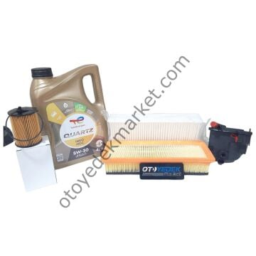 Citroen Berlingo (2008-2011) Filtre Seti+5w30 Motor Yağı (İthal)