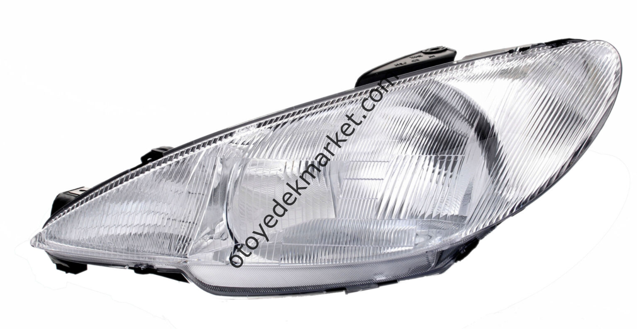 PEUGEOT 206 (1998-2003) ÇİZGİLİ ÖN FAR SOL (ORJİNAL)