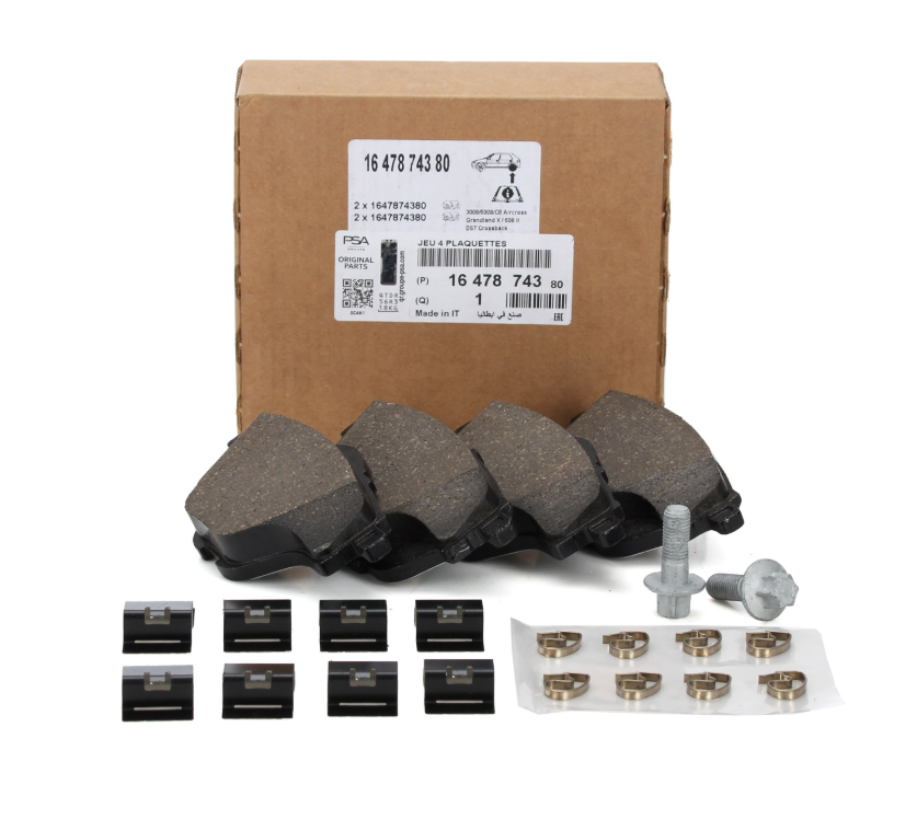 Peugeot 508 (2018-2022) Arka Fren Balatası (Orijinal)