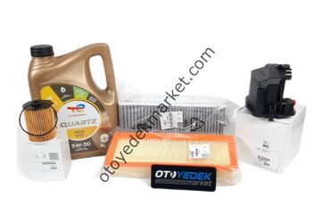 Citroen Berlingo (2008-2011) 1.6 Hdı Filtre Seti Karbon Polenli +5w30 Yağ (Orijinal)