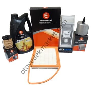 Citroen Berlingo (2012-2017) 1.6 Hdı Euro5 Filtre Seti Ve 5W30 Motor Yağ(Orijinal Eurorepar)