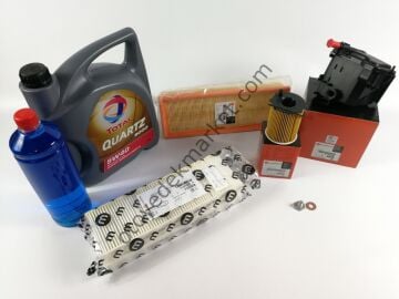 CİTROEN BERLİNGO (2008-2011) 1.6 HDI FİLTRE BAKIM SETİ + 5w40 Yağ (ORJİNAL EUROREPAR )