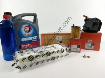 CİTROEN BERLİNGO (2008-2011) 1.6 HDI FİLTRE BAKIM SETİ + 10w40 Yağ (ORJİNAL EUROREPAR)