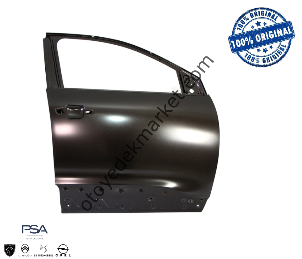 Citroen C5 Aircross (2019-2025) Sağ Ön Kapı (Orijinal)
