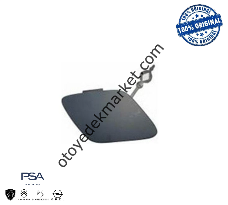 Peugeot 3008 (2016-2020) Ön Tampon Çeki Demir Kapağı (Orijinal)