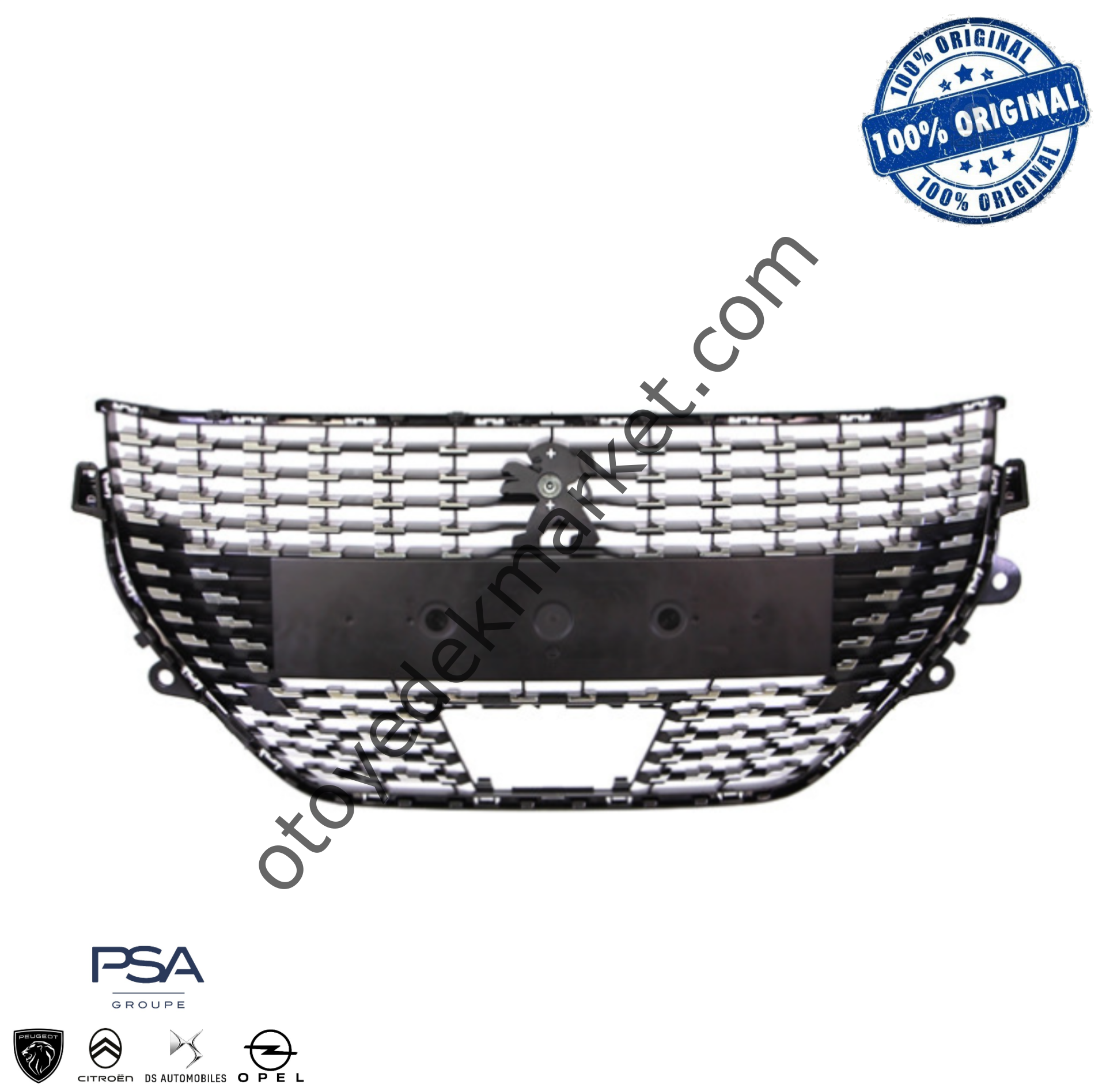 Peugeot 208 (2020-2023) Ön Tampon Panjur Izgarası (Orijinal)