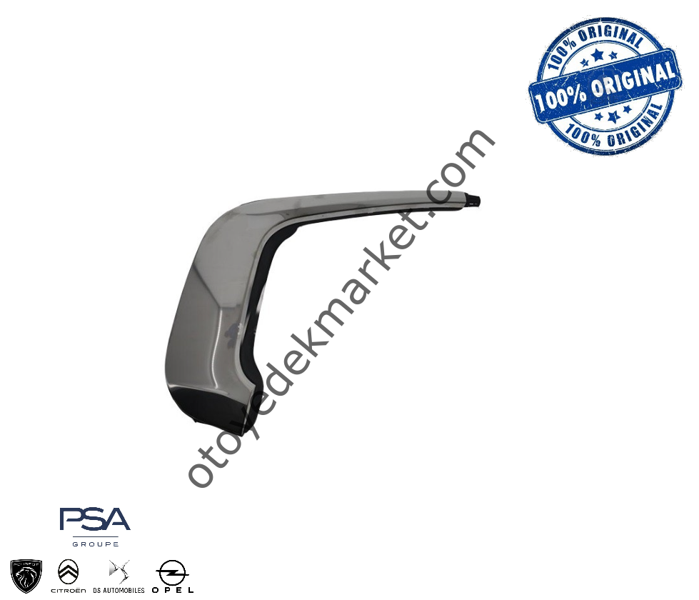 Citroen C5 Aircross (2019-2025) Tavan Arka Kenar Kromajlı Çıtası, Sağ (Orijinal)