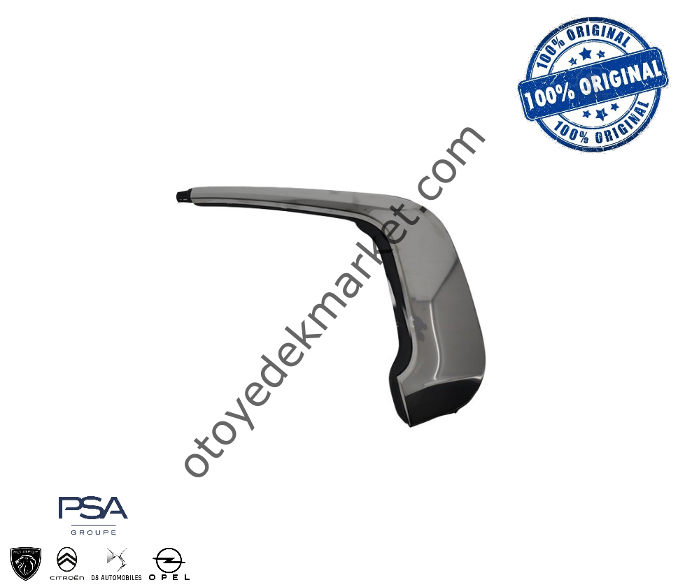 Citroen C5 Aircross (2019-2025) Tavan Arka Kenar Kromajlı Çıtası, Sol (Orijinal)