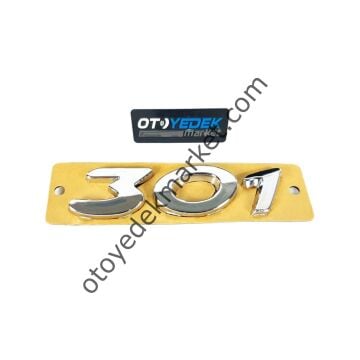 Peugeot 301 (2012-2020) Arka 301 Yazısı (İthal)