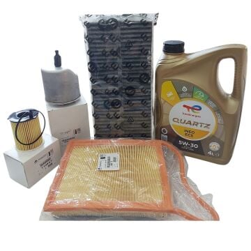 Citroen C3 (2011-2015) 1,4 Hdı  Euro5 Filtre Seti (Orijinal) Ve 5w30 Motor Yağı