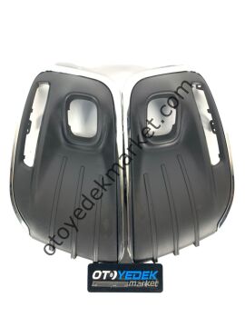 CİTROEN C-ELYSEE (2017-2024) SAĞ/SOL SİS FAR ÇERÇEVESİ TAKIMI NİKELAJLI (İTHAL)