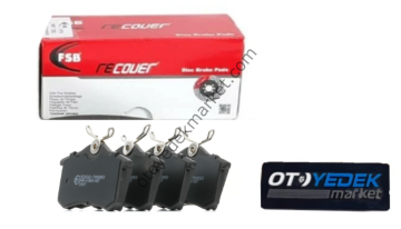 CİTROEN C4 (2004-2015) 1,6 ARKA FREN BALATA TAKIMI (RECOVER) 2 teker fiyatı