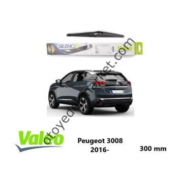 Peugeot 3008 (2016-2024) Arka Cam Silecek Süpürgesi (Valeo)