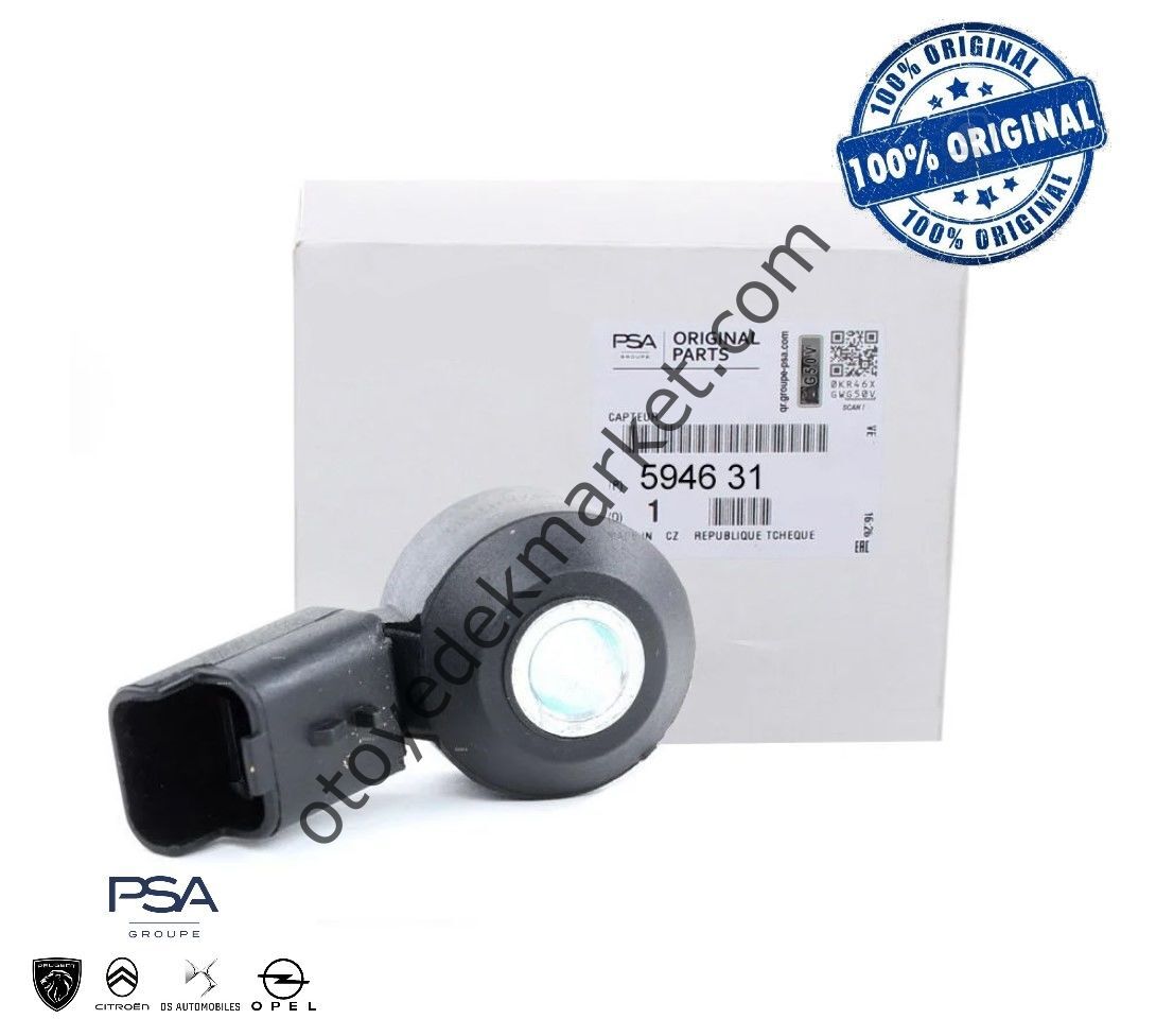 Peugeot 308 (2014-2021) Benzinli Vuruntu Kaptörü / Sensörü (Orijinal)