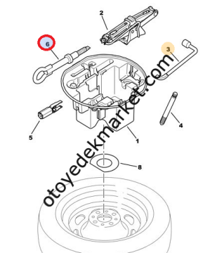 Citroen C4 Picasso (2006-2013) Çeki Demiri (Orijinal)