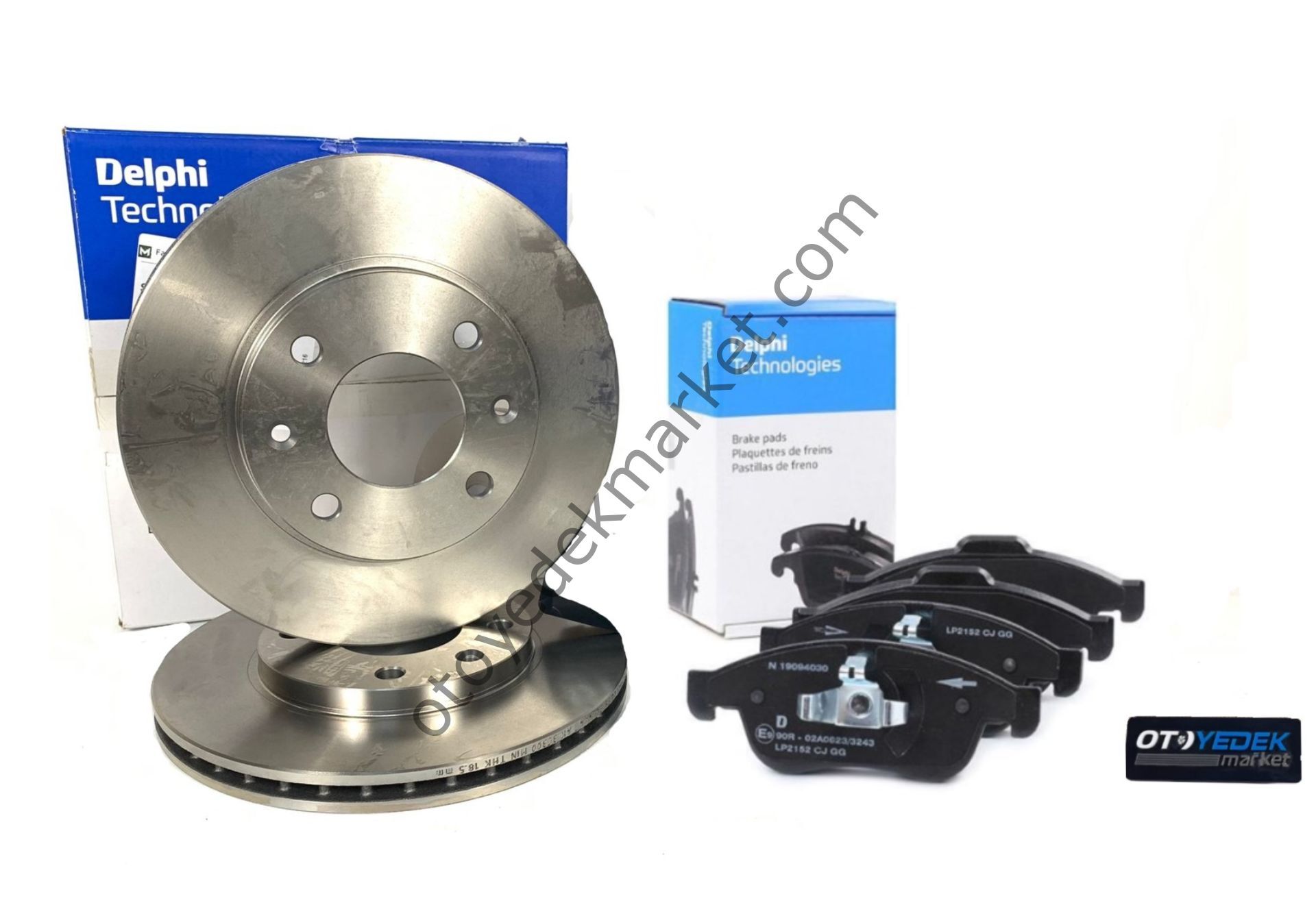 PEUGEOT 207 (2006-2012) 1.6 SW ÖN FREN BALATA VE DİSK TAKIMI (DELPHİ)