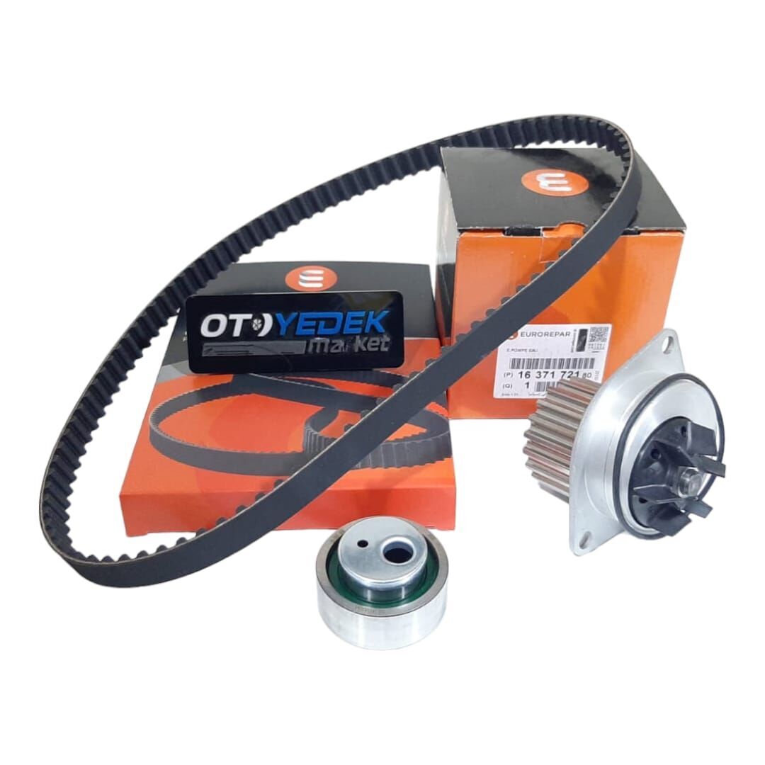 Peugeot 306 (1997-2001) 1.6 8v Benzinli Triger ve Devirdaim Seti (Orijinal Eurorepar)