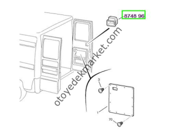 BOXER ARKA KAPI İÇ AÇMA KOLU(ORJİNAL)