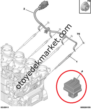 Citroen C5 (2009-2015) 1.6 Hdi Buji Isıtcı Kutusu (İthal)