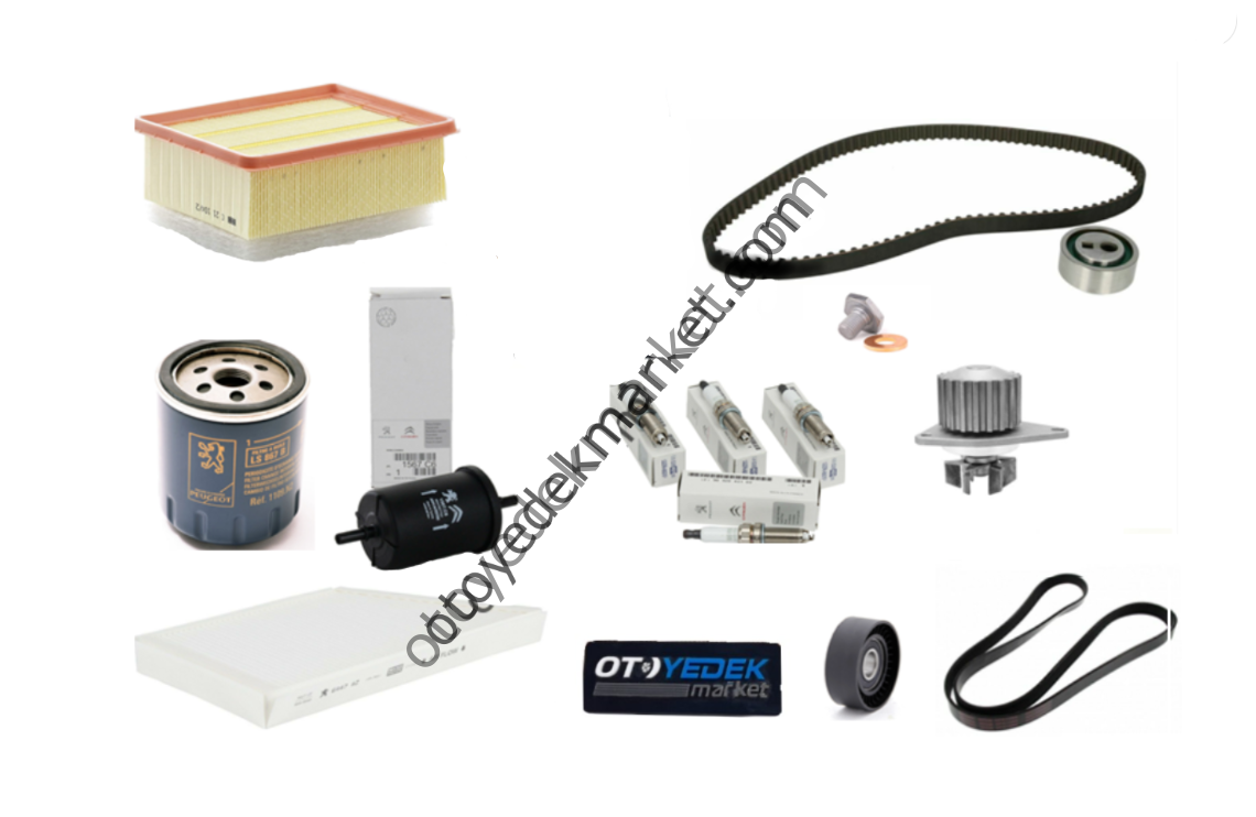 PEUGEOT 206 (1998-2005) 1.4 8V Benzinli Ağır Bakım Seti (İthal)