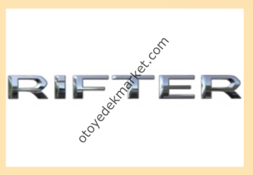 Peugeot Rifter (2019-2024) Bagaj ''RIFTER'' Yazısı (İthal)