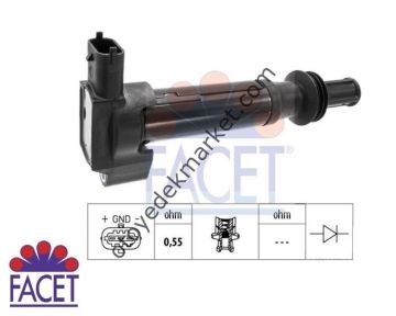 Peugeot 5008 (2015-2023) Ateşleme Bobini (Facet)