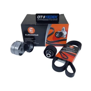 Peugeot 206 (2002-2012) 1.4 Hdi Alternatör Kütüklü Kayış Seti (Orijinal Eurorepar)