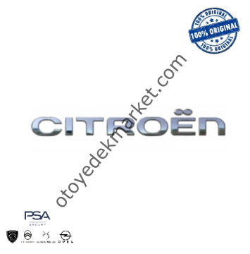 Citroen C5 Aircross (2019-2025) Arka Citroen Yazısı (Orijinal)