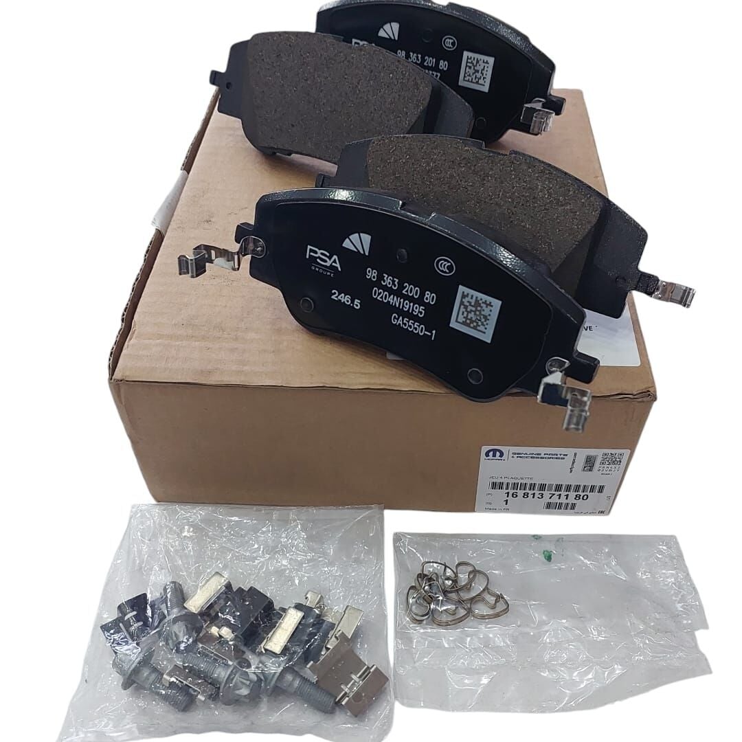 Peugeot 2008 (2020-2025) 1.5 Dizel Ön Fren Balata Takımı 302mm (Orijinal)